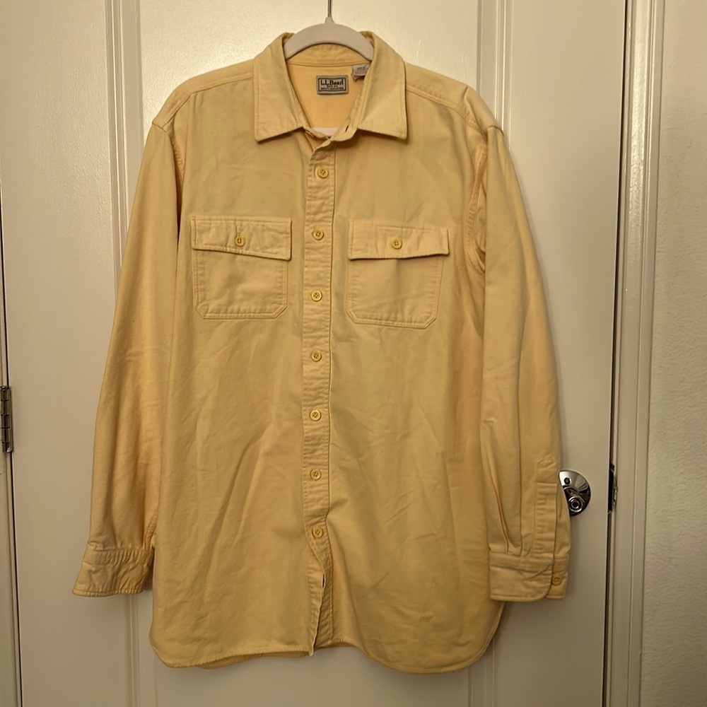 L.L. Bean Men’s button up shirt. Size LG- TALL